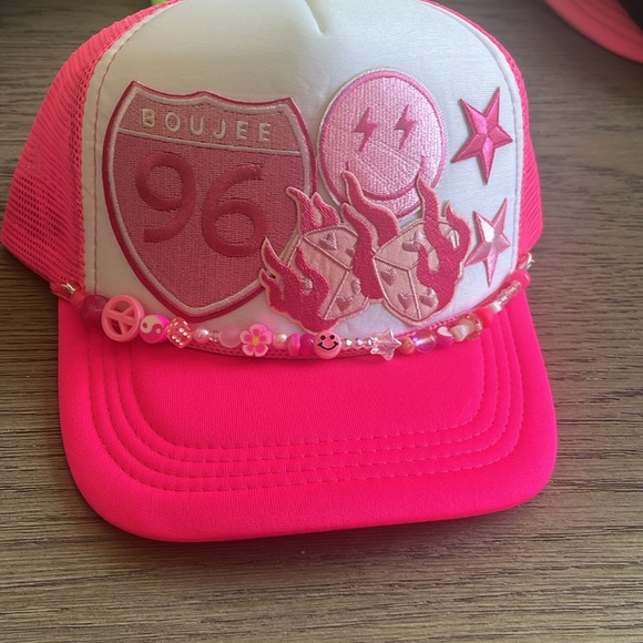 Boujee Pink Trucker Hat - Picture 4 of 4